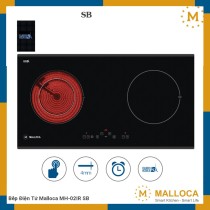 Malloca MH-02IR SB Bếp Điện Từ Kính Eurokera Châu Âu