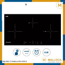 Bếp Từ Malloca MH-03IR N, Kính Eurokera, Hẹn Giờ