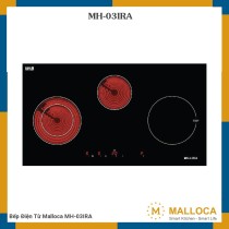 Malloca MH-03IRA: Bếp Điện Từ, Kính EuroKera, 3 Vùng Nấu