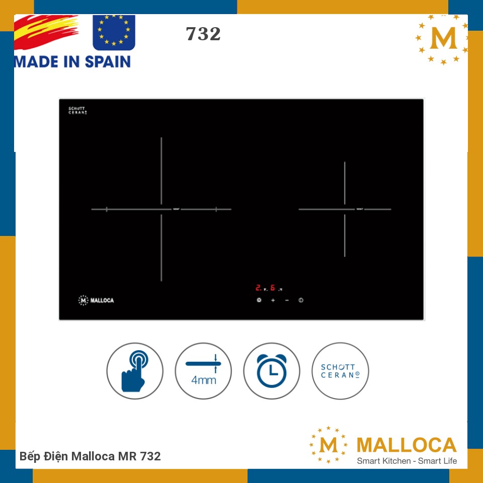 Bếp Điện Malloca MR 732