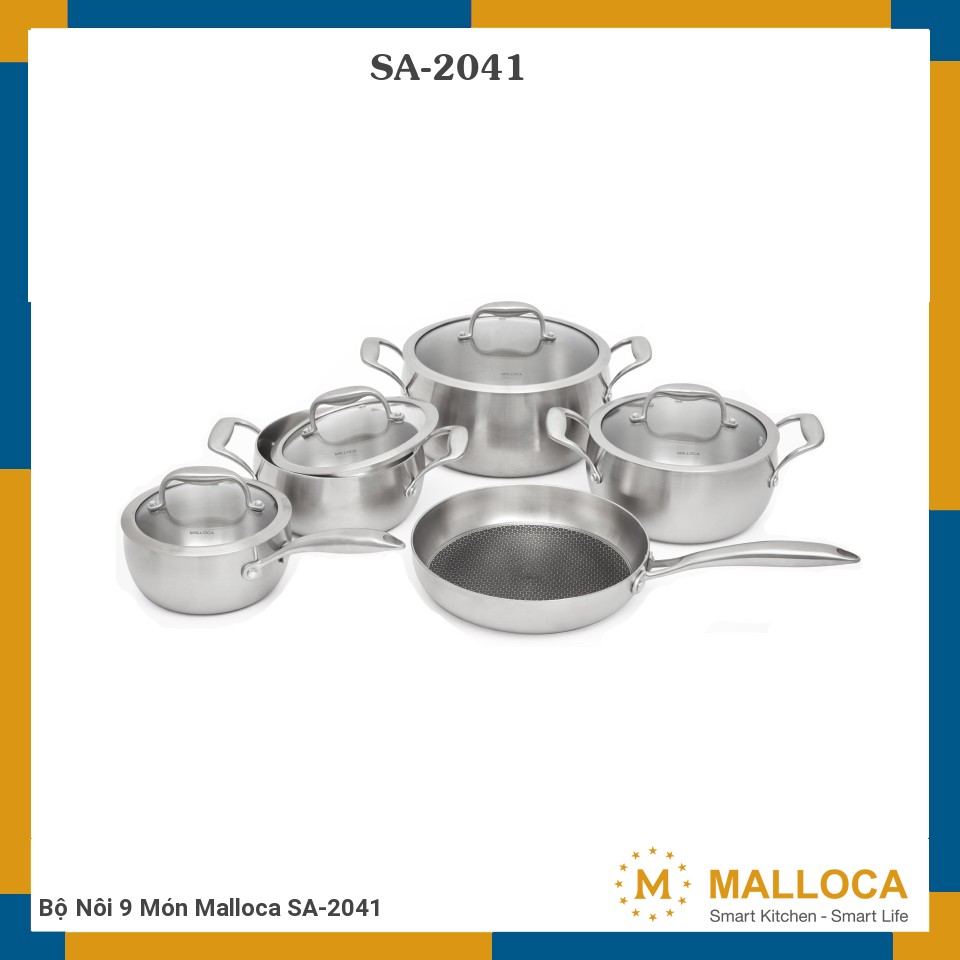 Bộ Nồi 9 Món Malloca SA-2041