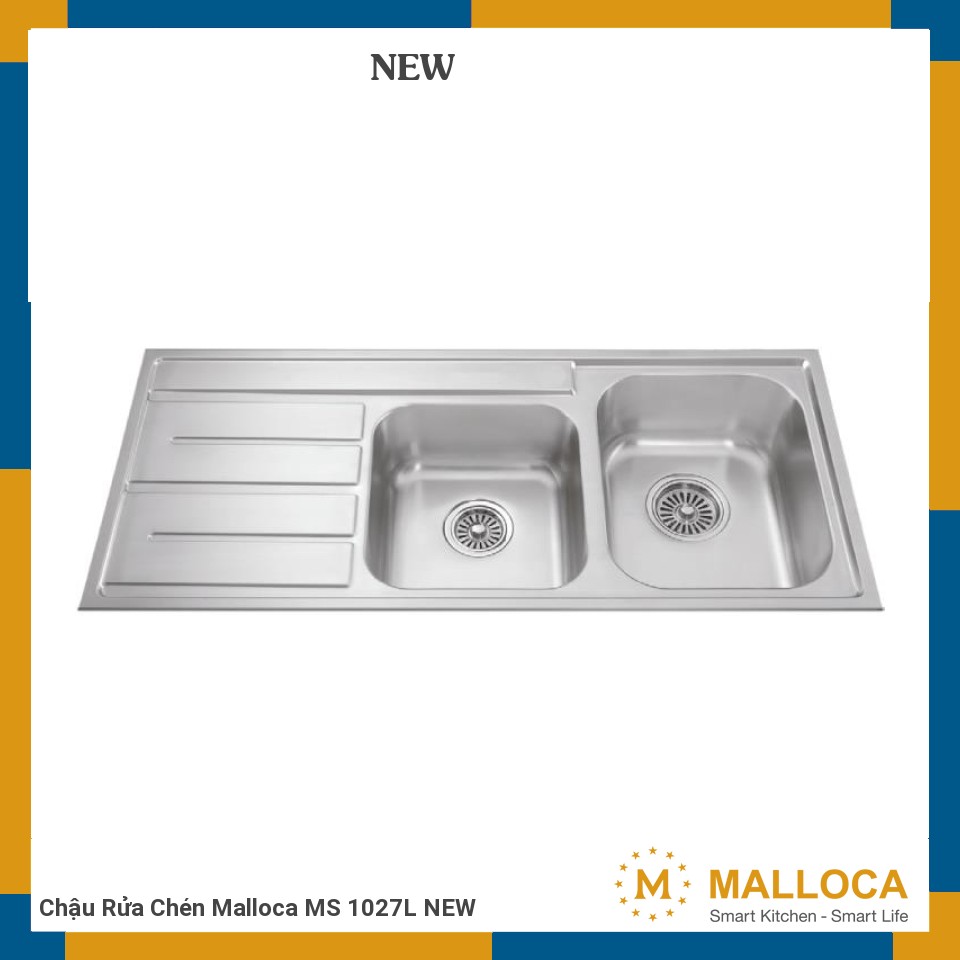 Chậu Rửa Chén Malloca MS 1027L NEW