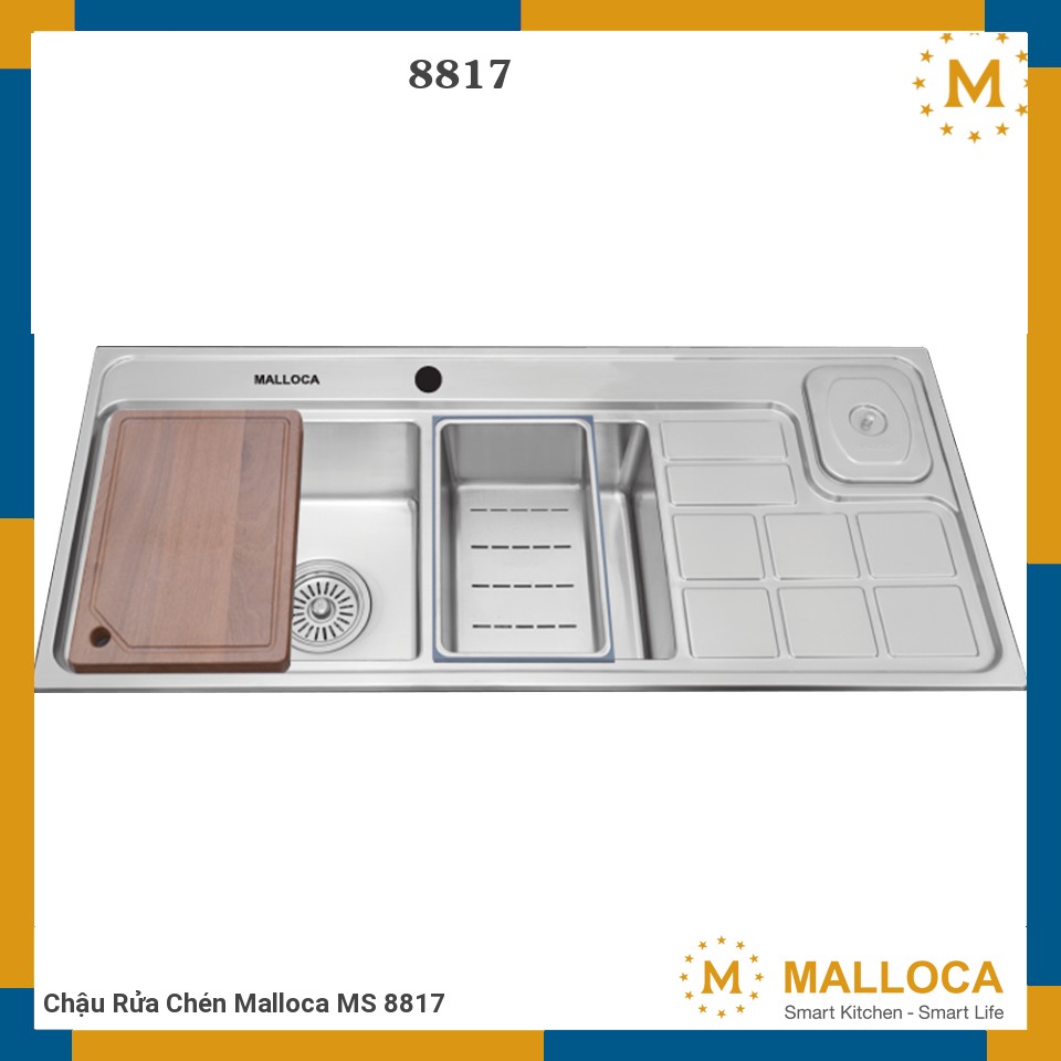 Chậu Rửa Chén Malloca MS 8817