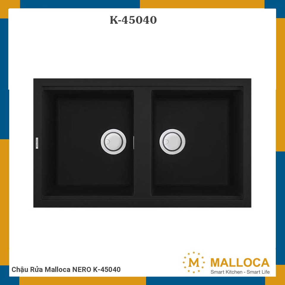 Chậu Rửa Malloca NERO K-45040