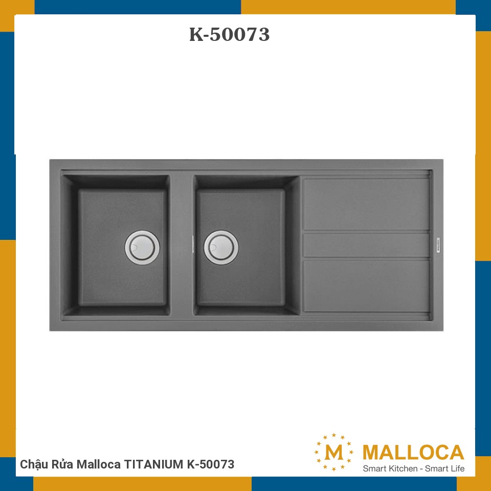 Chậu Rửa Malloca TITANIUM K-50073