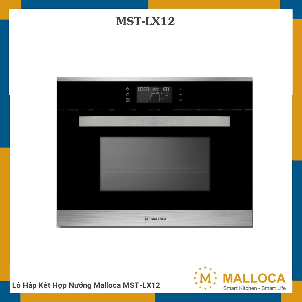 Lò Hấp Kết Hợp Nướng Malloca MST-LX12