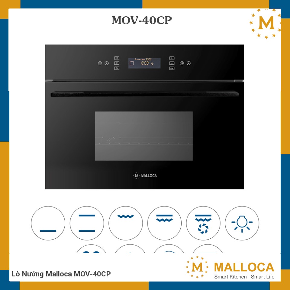 Lò Nướng Malloca MOV-40CP