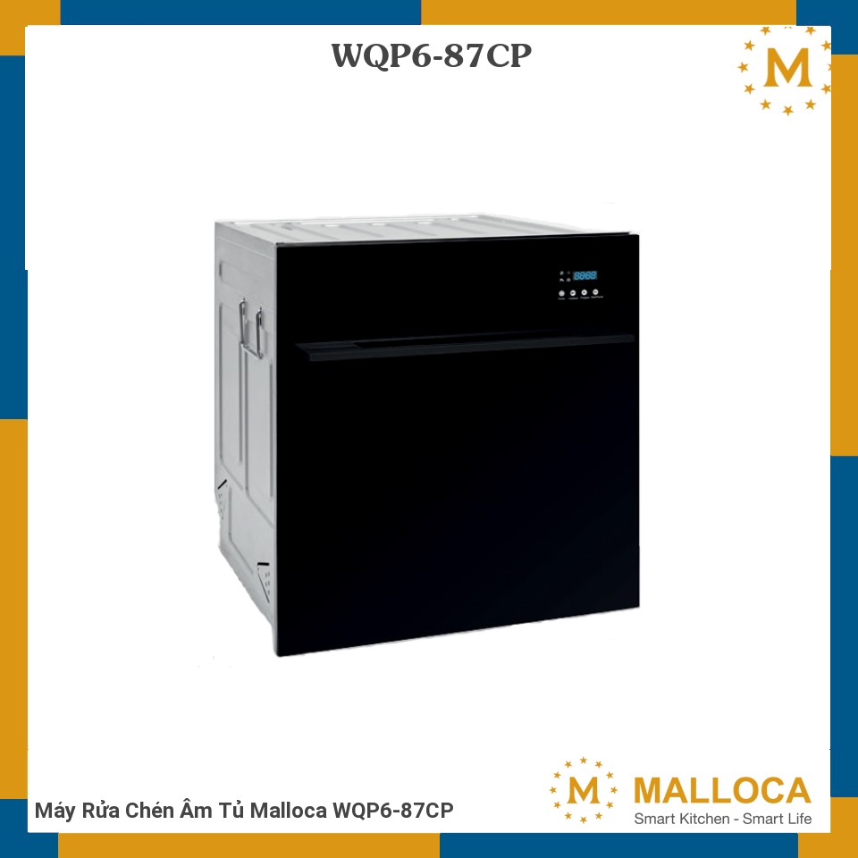 Máy Rửa Chén Âm Tủ Malloca WQP6-87CP