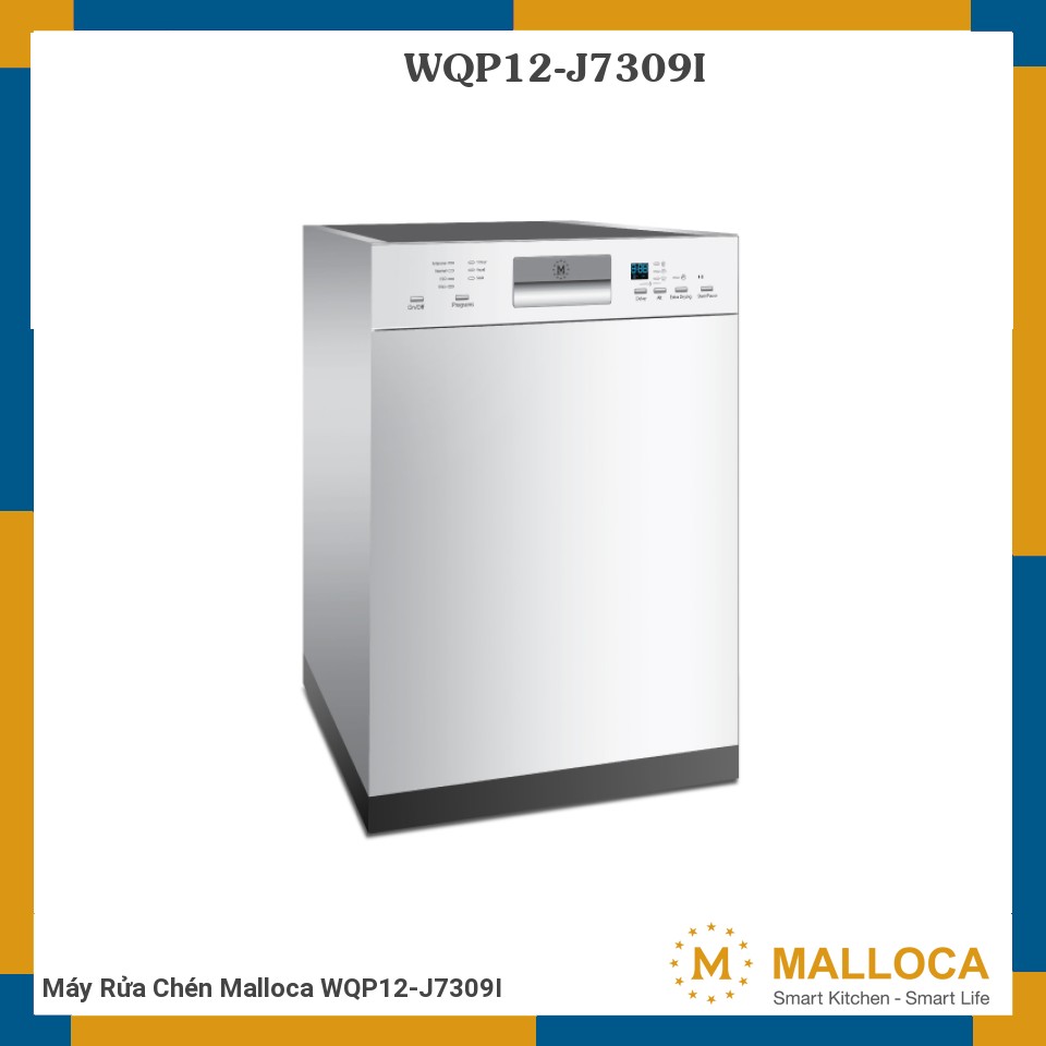 Máy Rửa Chén Malloca WQP12-J7309I