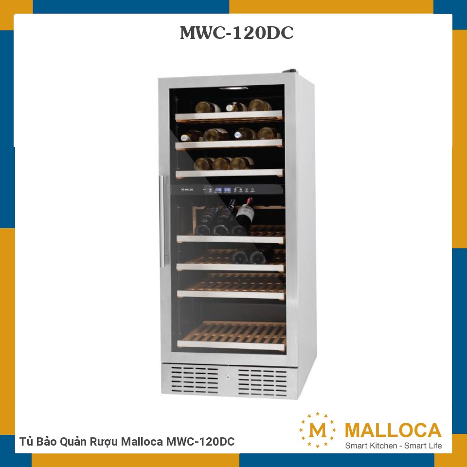 Tủ Bảo Quản Rượu Malloca MWC-120DC