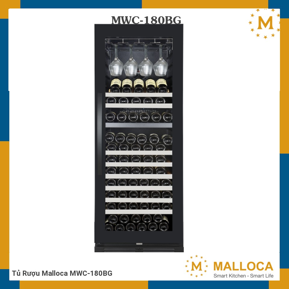 Tủ Rượu Malloca MWC-180BG