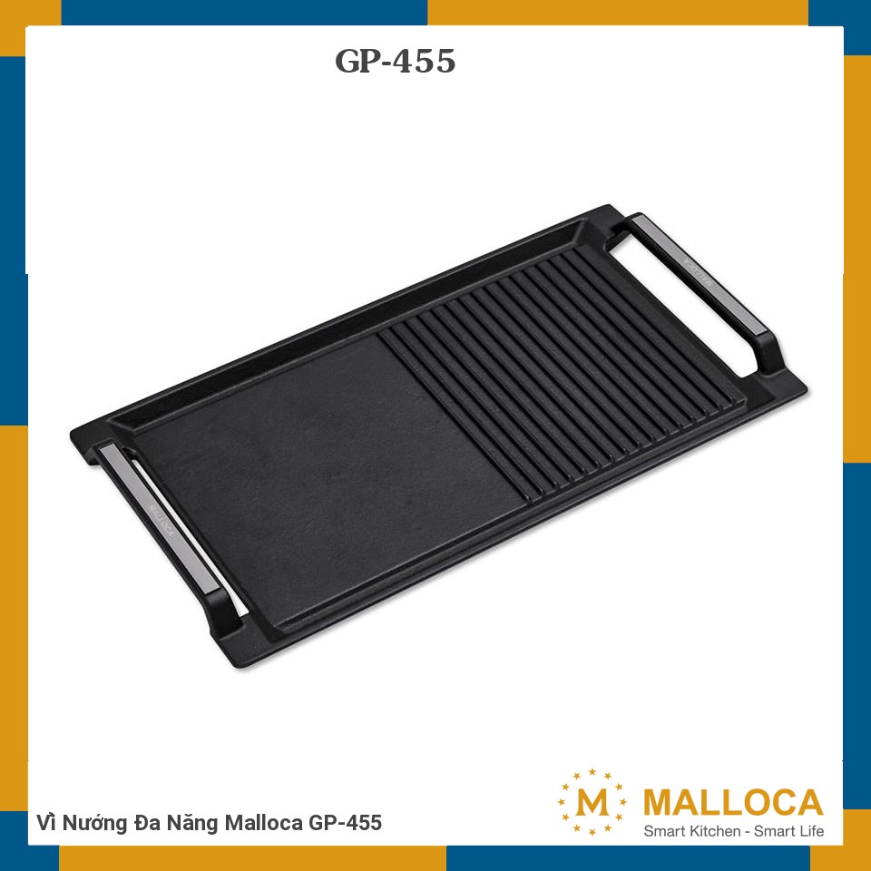 Vỉ Nướng Đa Năng Malloca GP-455