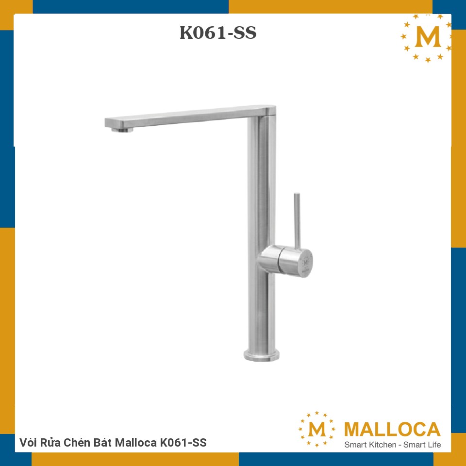 Vòi Rửa Chén Bát Malloca K061-SS